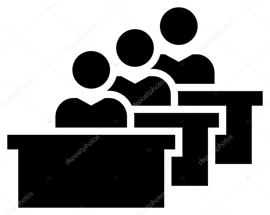 Students in classroom icon