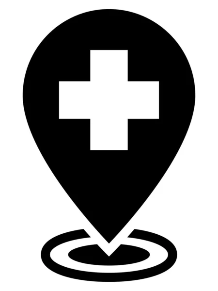 Home-Kartenzeiger-Symbol — Stockvektor