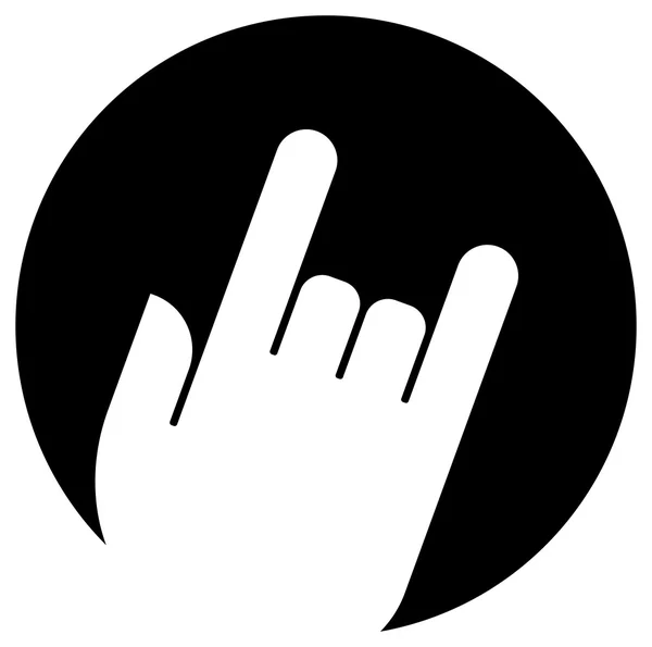 Rock label pictogram — Stockvector