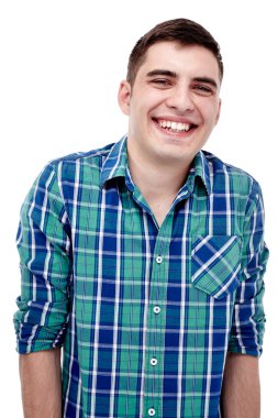 Gülen adam portresi