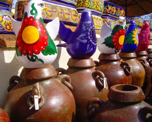 Cerámica mexicana de aves Imagen De Stock