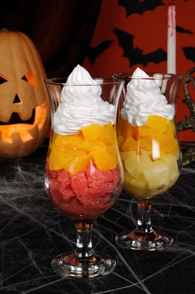Dessert zu Halloween — Stockfoto