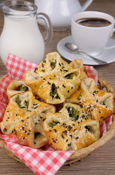 Moño con espinacas y ricotta —  Fotos de Stock