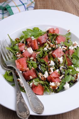 Roka l ricotta ve karpuz