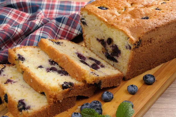 Summer pie  blueberry — Stock Photo, Image