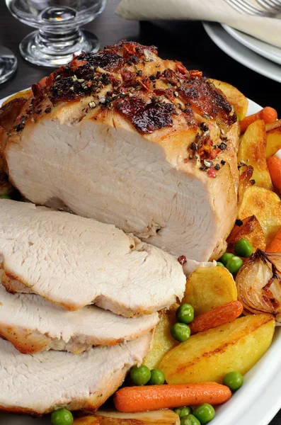 Roasted turkey breast — Stock Photo, Image