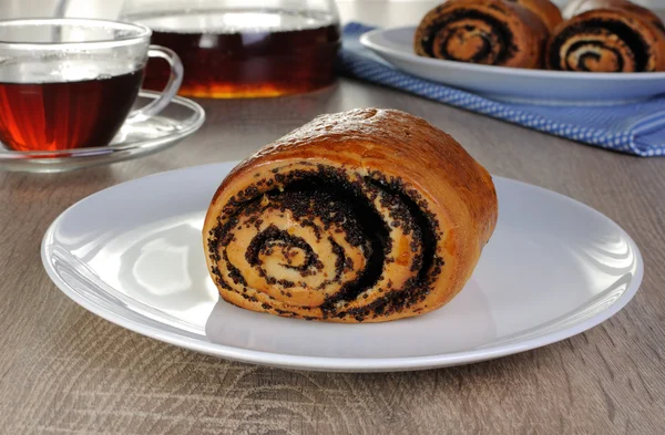 Buns with poppy seeds — Stock Photo, Image