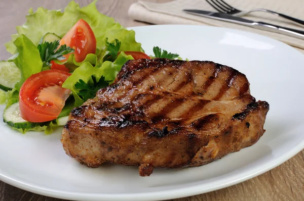 Schweinesteak — Stockfoto