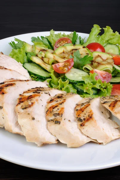 Slices of chicken fillet — Stock Photo, Image