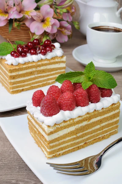 Honey cake — Stock Photo, Image