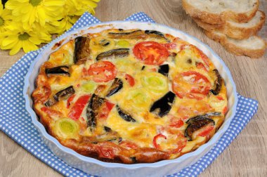 sebze omlet