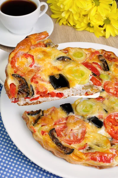 Vegetable omelet — Stock Photo, Image