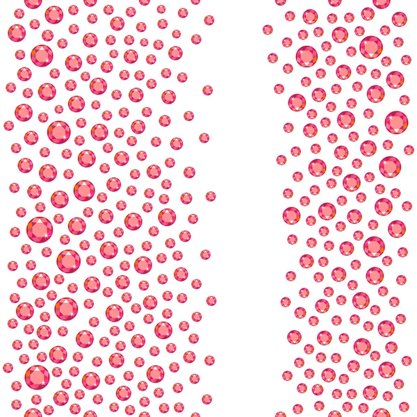 Perles dispersées sans couture — Image vectorielle