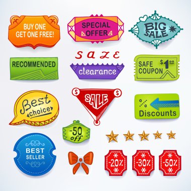 Satış mesajları seti