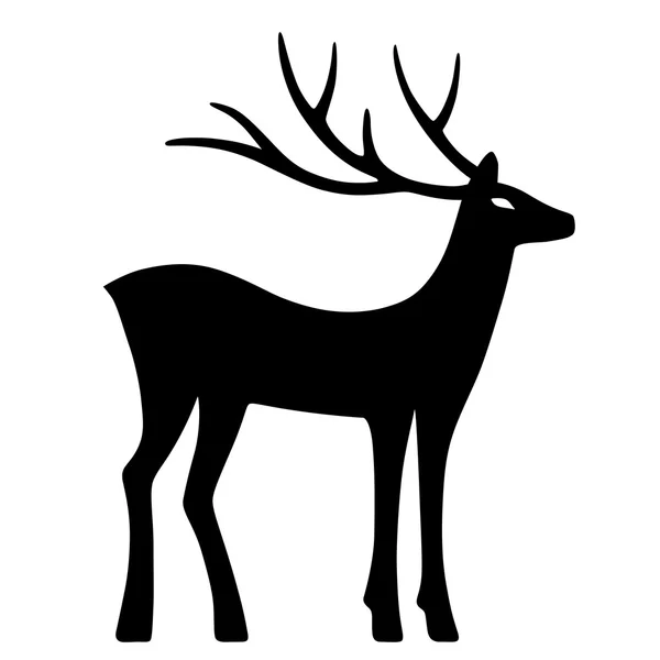 Merveilleux cerfs se tient — Image vectorielle