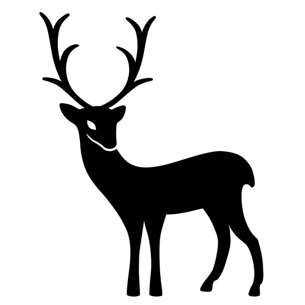 Merveilleux cerfs se tient — Image vectorielle