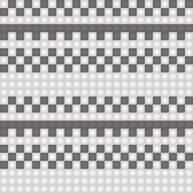 Geometrik dikişsiz Jacquard nakışı ya da örgü şeması motif arka planı, izole vektör çizimi. Giyim tekstili için: kazak, çorap, atkı; iç döşeme: peçete, yastık