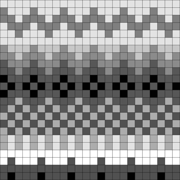 Geométrico Sin Costura Contando Jacquard Bordado Tejido Esquema Motivo Patrón — Archivo Imágenes Vectoriales