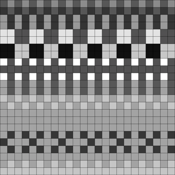 Геометрическая Бесшовная Расчётная Жаккардовая Вышивка Схема Вязания Мотива Фона Узора — стоковый вектор