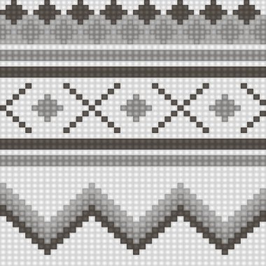 Geometrik dikişsiz örgü şeması şablonu arka planı 