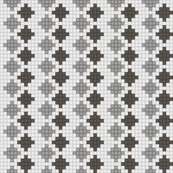 幾何学的なシームレス編みスキームのパターンの背景 — ストックベクタ