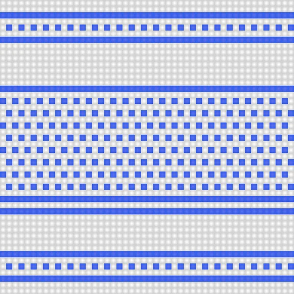 Geometrical Seamless Knitting Scheme Pattern Background — Stock Vector