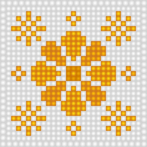 Géométrique Sans Couture Tricot Schéma Motif Fond — Image vectorielle