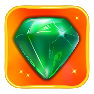 App oyun simgesine zümrüt