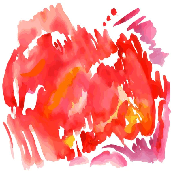 Abstrato fundo aquarela vermelho —  Vetores de Stock