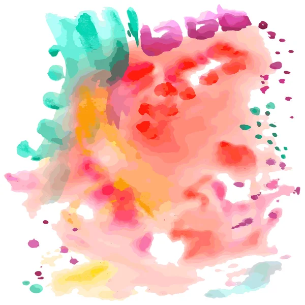 Fond abstrait aquarelle fantaisie — Image vectorielle