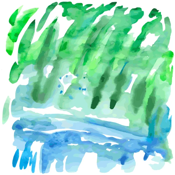 Abstrait fond aquarelle de mer — Image vectorielle