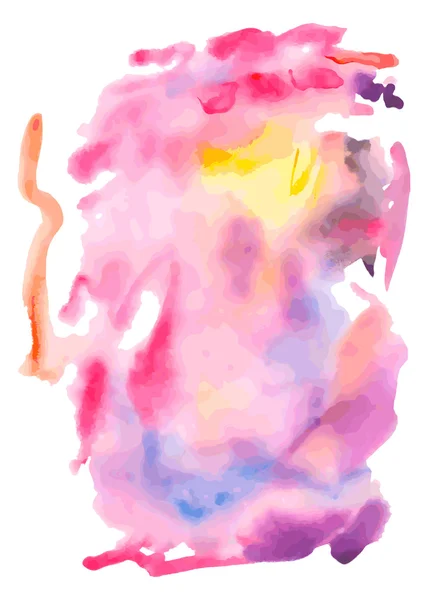 Fond abstrait aquarelle fantaisie — Image vectorielle