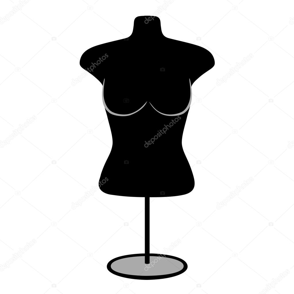 Woman mannequin torso with Stand