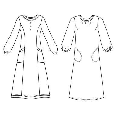 Ev elbise, nightdress