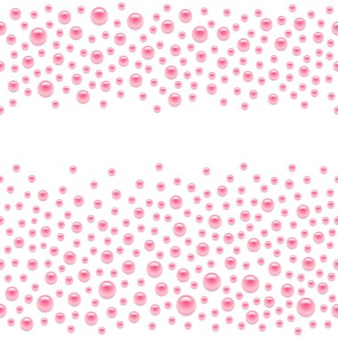 Pembe inci (mücevher, rhinestones) w izole sorunsuz imkanı dağınık