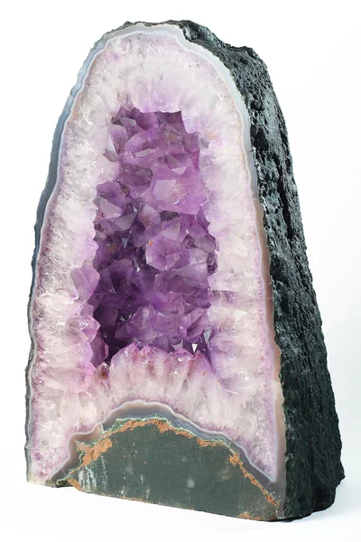 紫晶天然矿物 — 图库照片#