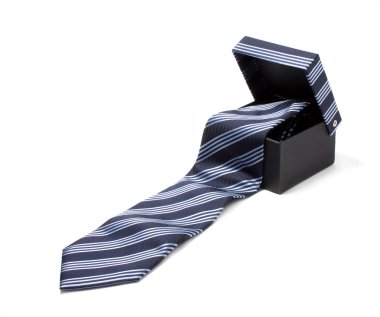 Mavi yie ve beyaz arka plan üzerinde kutusu