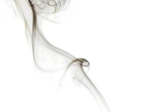 Beyaz arkaplanda sigara iç