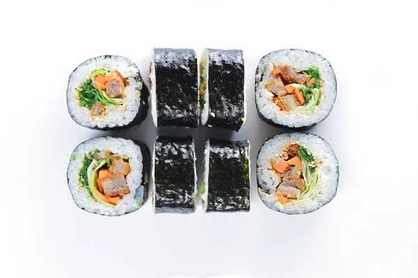 Köstliche Sushi-Brötchen lizenzfreie Stockbilder
