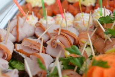 sebzeli balık ve et snack