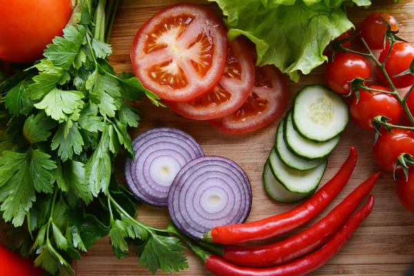 Verduras frescas maduras — Foto de Stock