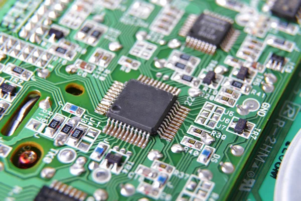 Electronic mother board — Stock Photo, Image