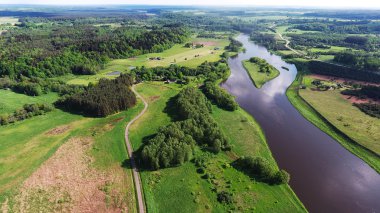 nehir ve yaz ağaçlar