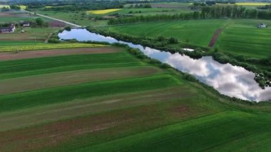 alanları Nehri'nin havadan görünümü