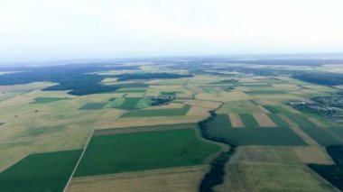 güzel nehir manzarası. Havadan görünümü