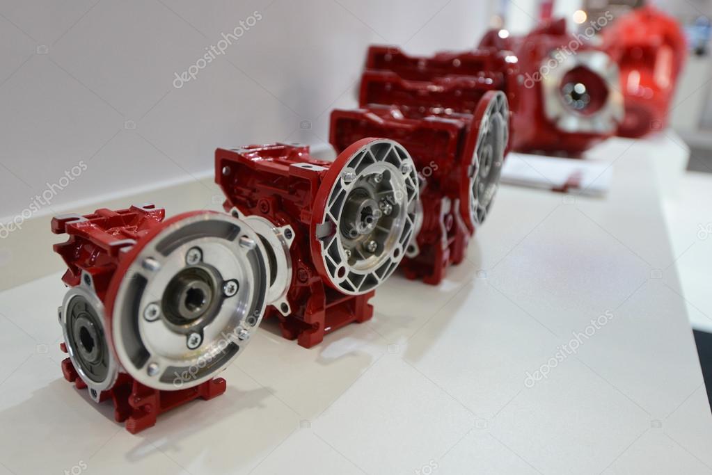 Gearboxes on electric motors Stock Photo by ©Taden1 117881156