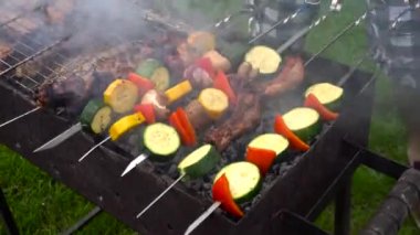 Dışarıda Izgara Barbekü