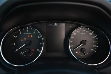 modern otomobil dashboard
