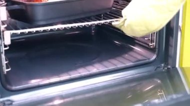 Fırında pişmiş et