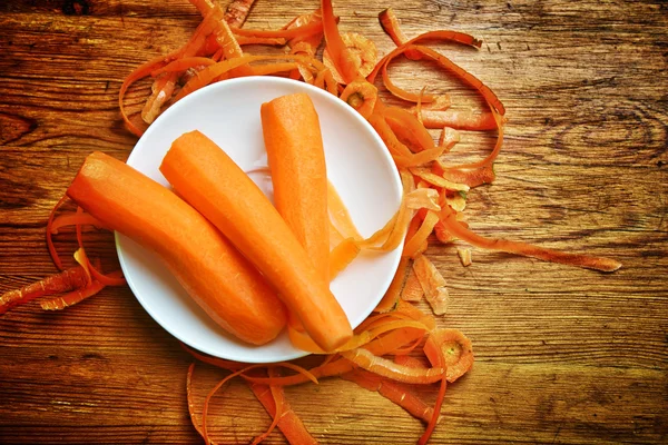 Washed carrots — Stock Photo, Image